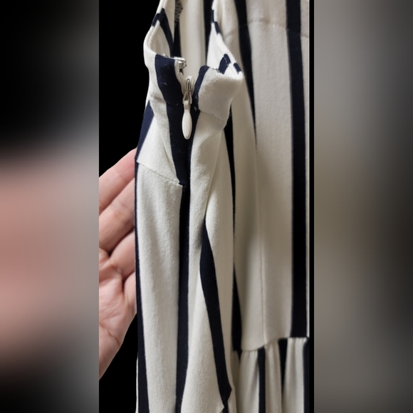 Loft Tiered Striped Dress - Picture 6 of 7